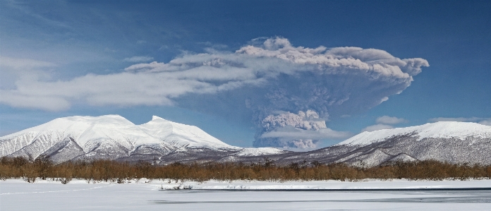 Foto Céu inverno nuvem montanha