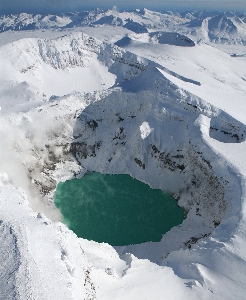 Kar damgalanmamış
 buzul gölü
 buz örtüsü
 Fotoğraf