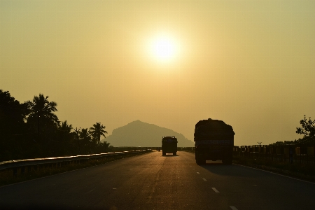 Highway road sky infrastructure Photo