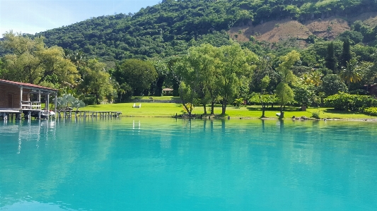 Lake turquoise water nature Photo