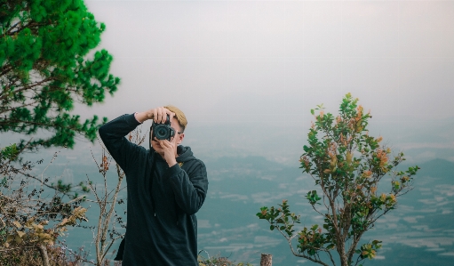 Beautiful portrait photographer boy Photo