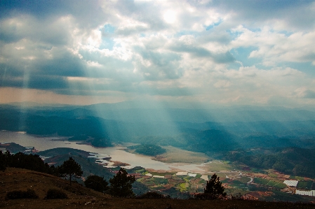 Beautiful landscape sky cloud Photo