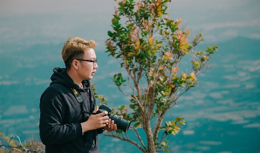 Beautiful portrait photographer boy Photo