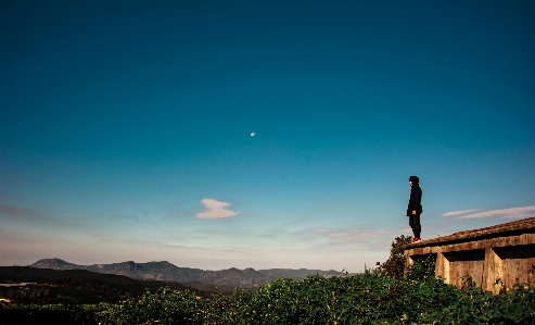 Portrait landscape natural sky Photo