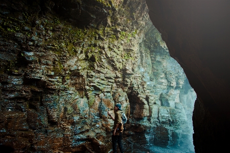 Landscape natural water rock Photo