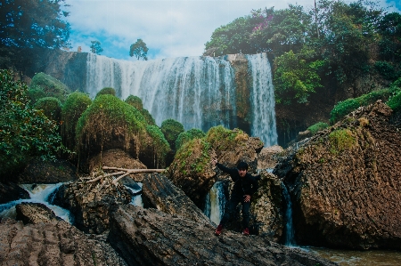 Landscape natural waterfall nature Photo