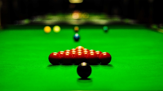 Snooker table cue sports pocket billiards Photo