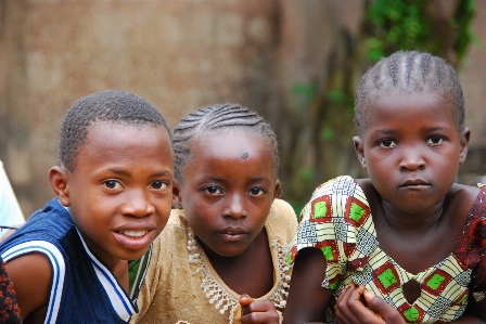 Guinea people child head Photo