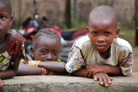 Guinea people child eye Photo