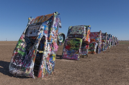 Cadillac ranch texas sand Photo