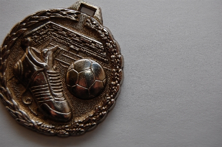 Football foot ball medal Photo