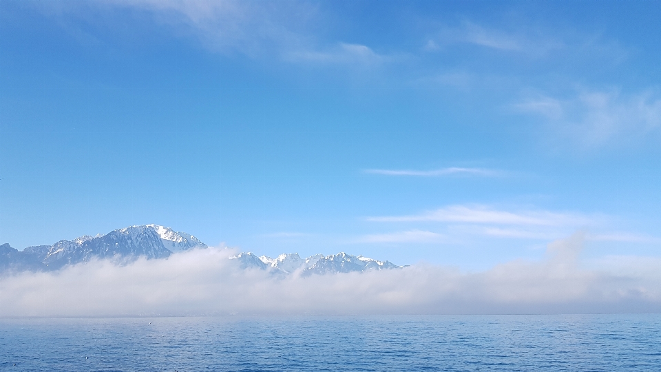 Alps geneva lake sky sea