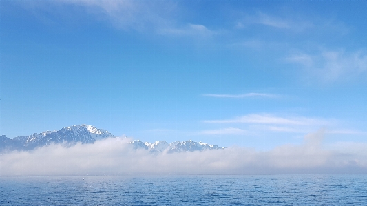 Alps geneva lake sky sea Photo