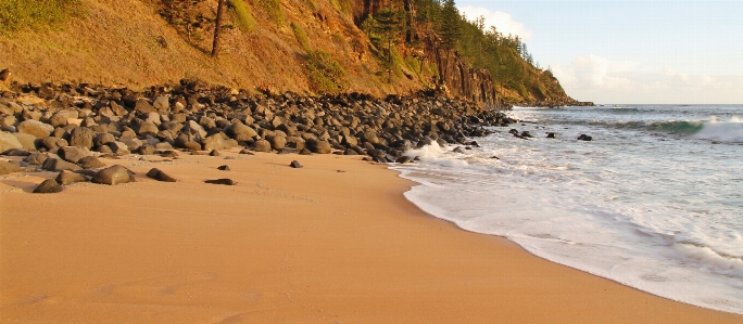 Foto Paesaggio spiaggia surf sabbia