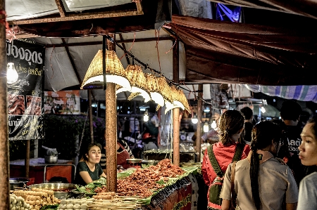 Photo Nourriture marché bazar espace public
