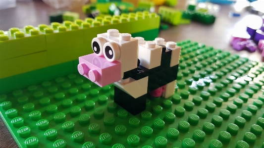 Cow lego kitty green Photo