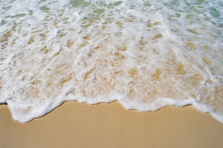 Foto Pantai pasir air ombak