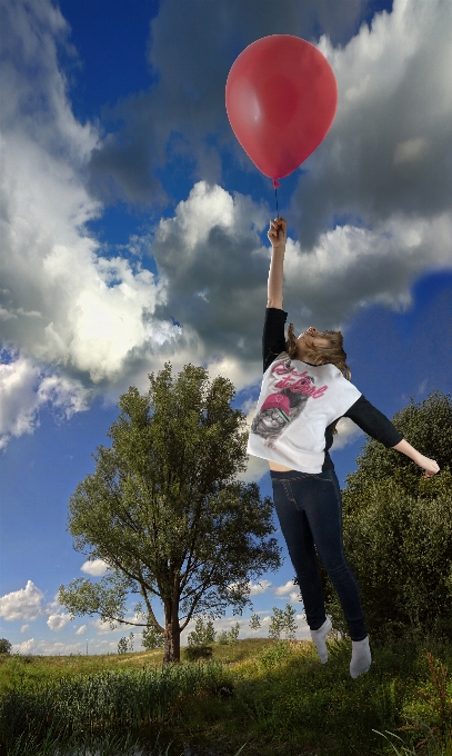 Balon anak penerbangan langit