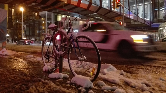 Foto Ciudad bicicleta invierno toronto
