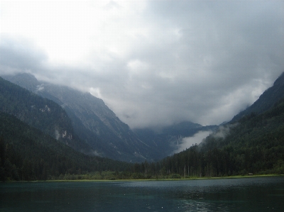 Austria alps landscape clouds Photo