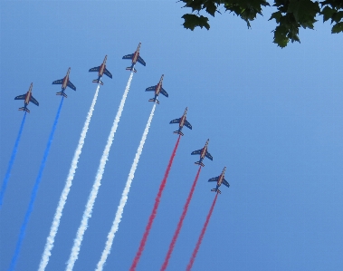 France paris jets flag Photo