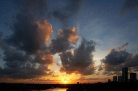 Foto Céu pôr do sol horizonte nuvem