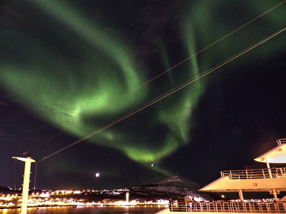 Northern lights norway aurora sky