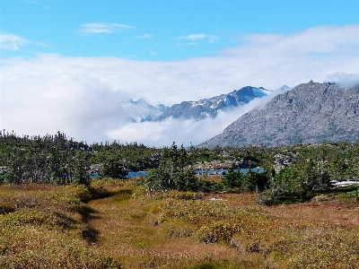 アラスカ 荒野
 ハイランド 山 写真