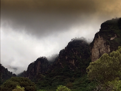 Fog mountain mexico sky Photo