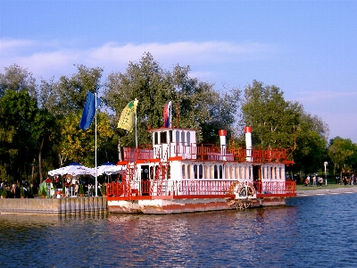 Steamboat restaurant dock port Photo