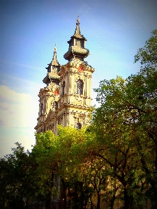 Downtown cathedral church tower Photo