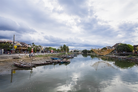 Foto Hijau seni vietnam langit