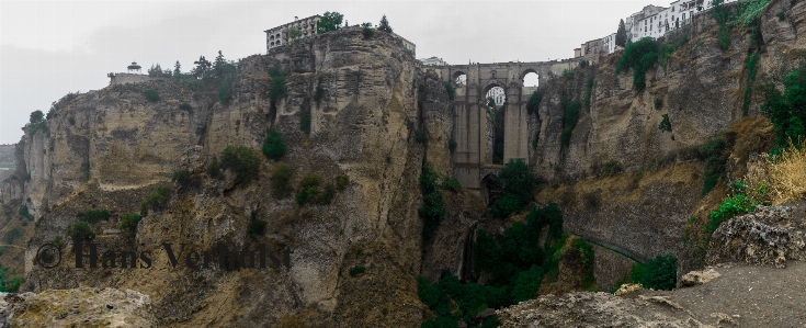 Ronda spain historic site cliff Photo