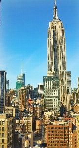 Manhattan usa metropolitan area skyscraper Photo