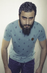 Model hair facial beard Photo