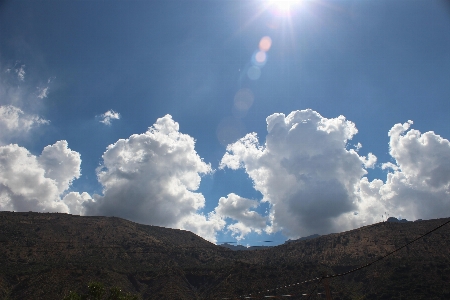 Cloud sky day sun Photo