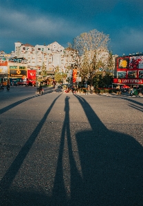 Foto Alam lanskap mobil langit