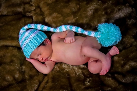 Newborn baby infant headgear child Photo