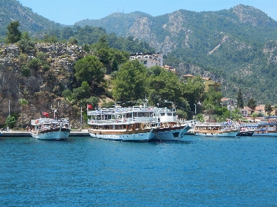 Sea landscape marina ship Photo