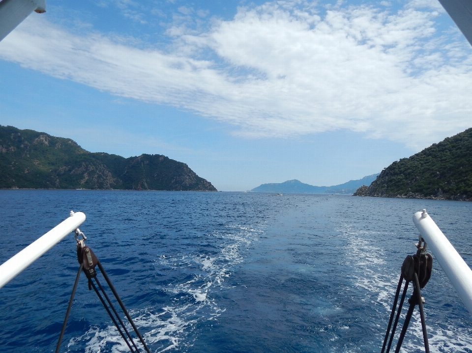 Meer landschaft yachthafen
 schiff