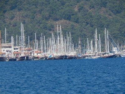 Sea landscape marina ship Photo