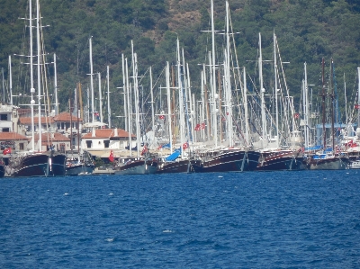 Sea landscape marina ship Photo