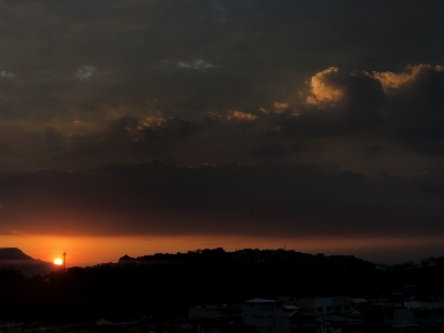 Sunset ecuador mountains sun Photo