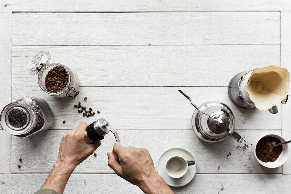 Antenne hintergrund barista
 bohnen