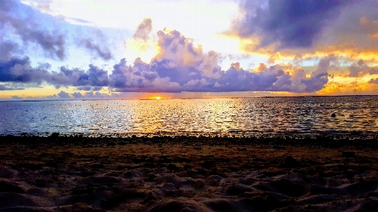 Sea sky horizon body of water Photo