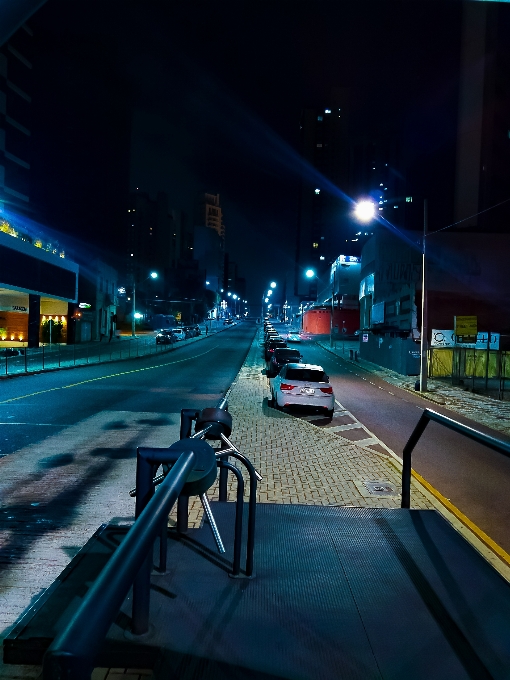 Brazil city night lights