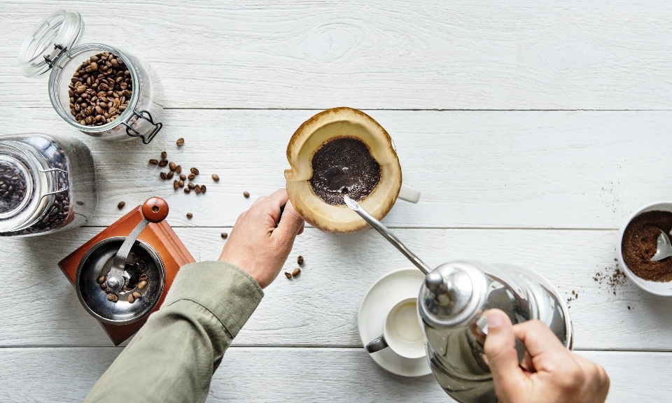 Antenne hintergrund barista
 bohnen