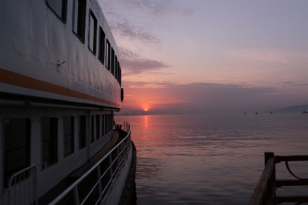 Photo Coucher de soleil ciel lever du mer