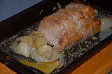 Pork meal meat lunch Photo