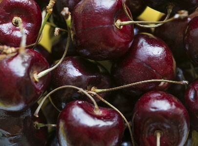 Foto Buah ceri
 merapatkan
 delicious hidangan penutup